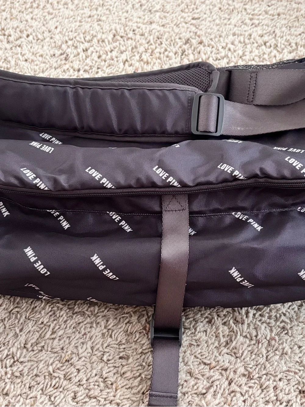 PINK Victorias Secret black backpack